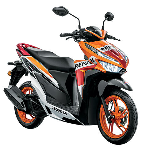 Honda Vario Terbaru di Malaysia Lebih Atraktif dan Lebih Keren 5 orange vario 150 repsol malaysia