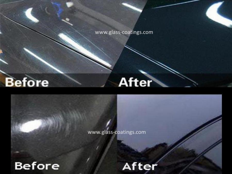 Beda Wax dengan Nano Ceramic, Mana yang Lebih Baik ? 2 water based inorganic nano coating before after