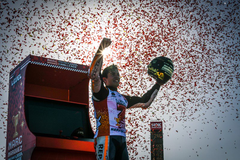 Marc marquez selebrasi Motegi