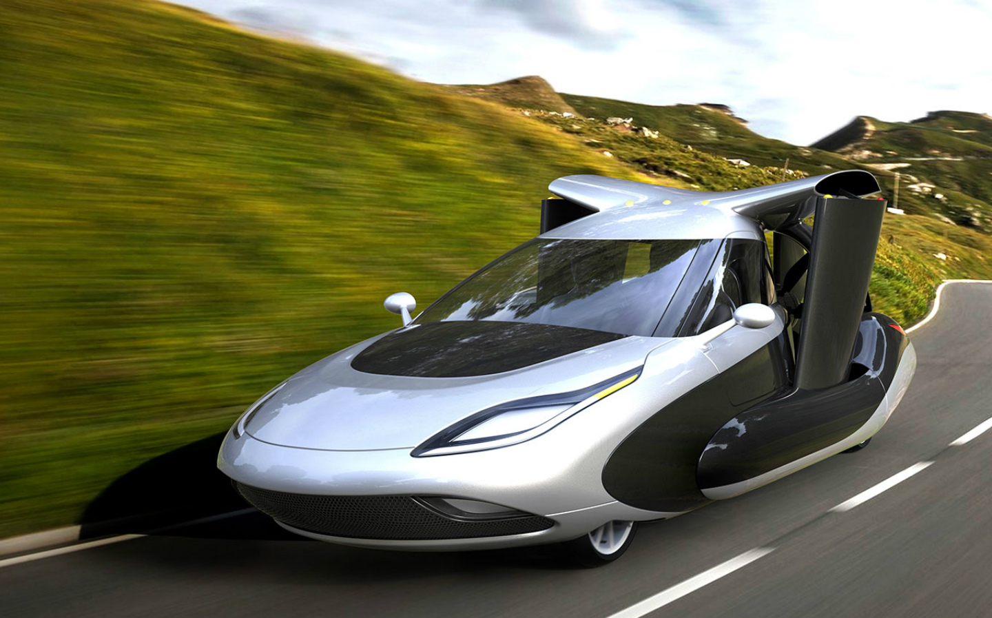Mobil Terbang Akan Dibawa ke Indonesia, Tertarik ? 1 Terrafugia flying car