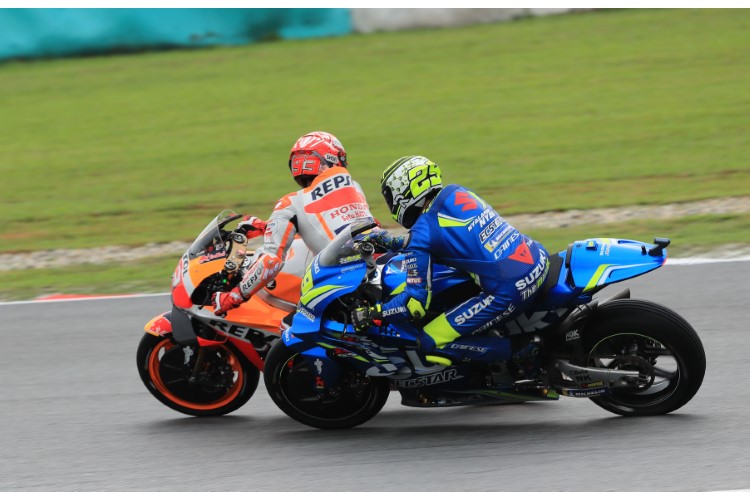 Iannone dan marc Clash Sepang