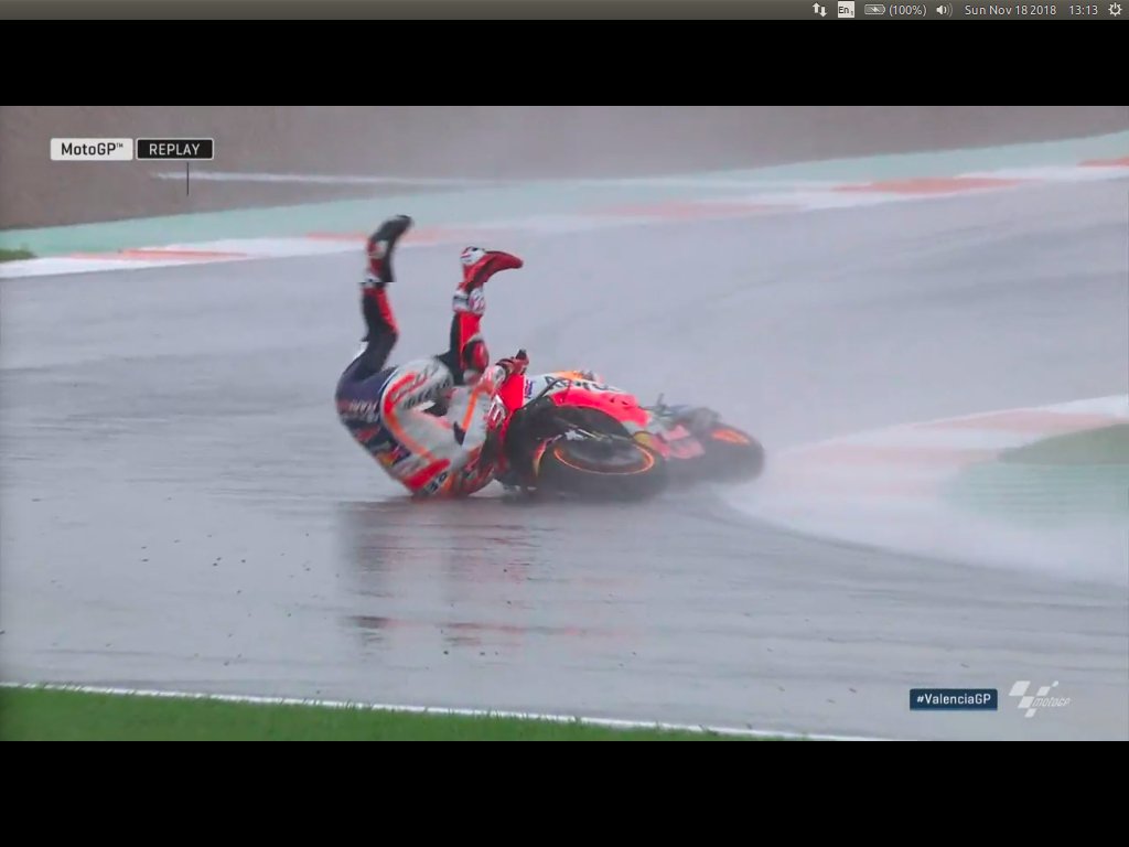 Marquez jatuh