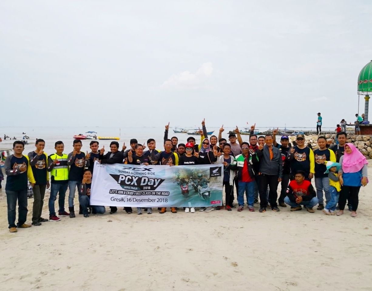 MPM Honda Gelar Turing wisata PCX Day Jatim