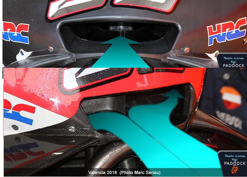 Power Honda RC213V 2019 Semakin Besar, Tapi Justru Membuat Marquez Jarang Jatuh ! 2 RAM Air Intake System Baru RC213V 2019