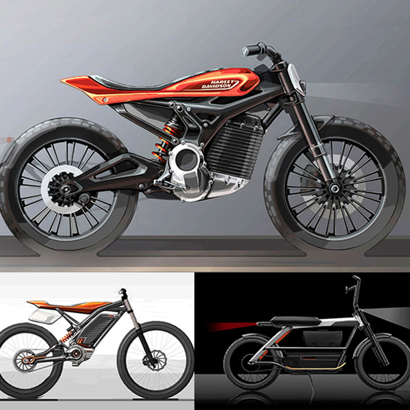 Harley-Davidson Umumkan HD Electric Concept dan Harga LiveWire 1 harley davidson sketches blog