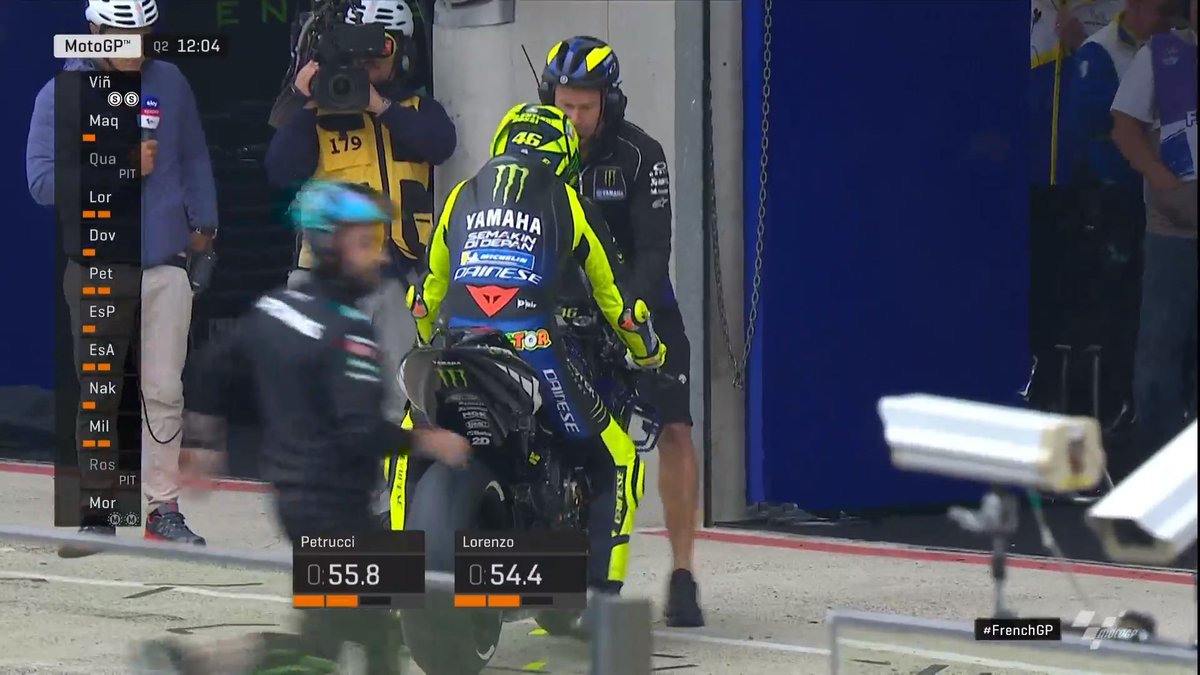 Detik Detik Valentino Rossi Adu Nasib Dengan Ban Slick