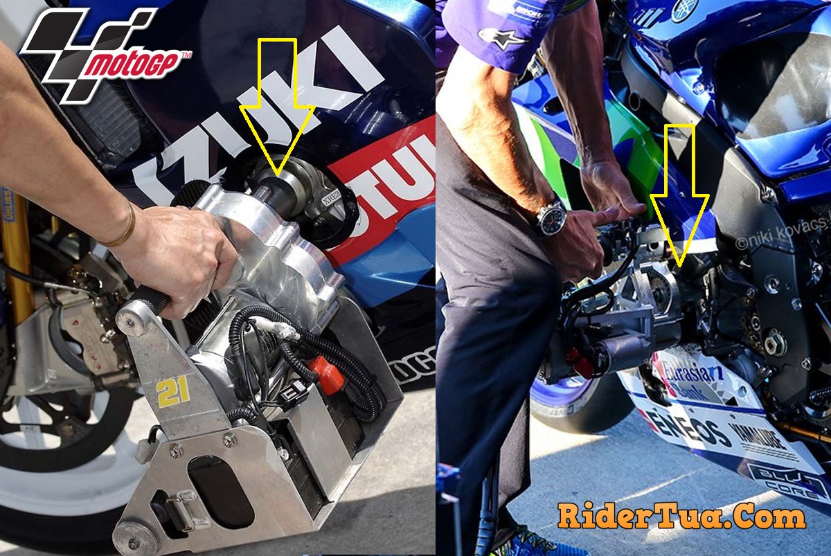 Starter motor motogp menyalakan mesin