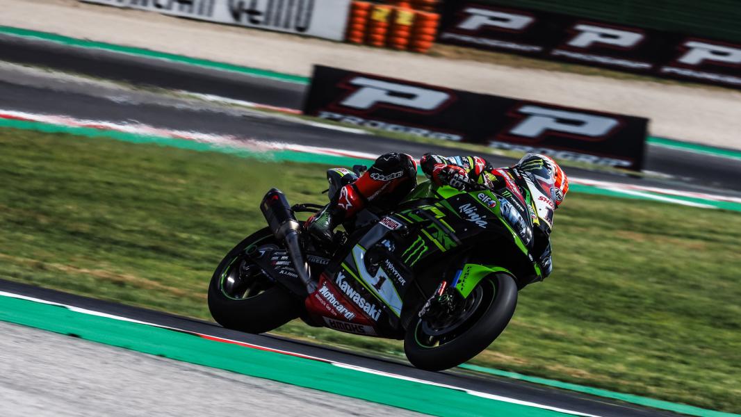 Rea Juara, Lintasan Diguyur Hujan Ducati Panigale Melempem Kaya Kerupuk di Italia ! 3 Jonathan Rea Kawasaki Ninja Misano 2019 2