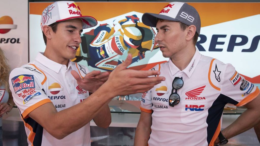Jorge Lorenzo: Kelebihan Marc Marquez adalah Kelemahannya! 2 Jorge Lorenzo Marc Marquez 1