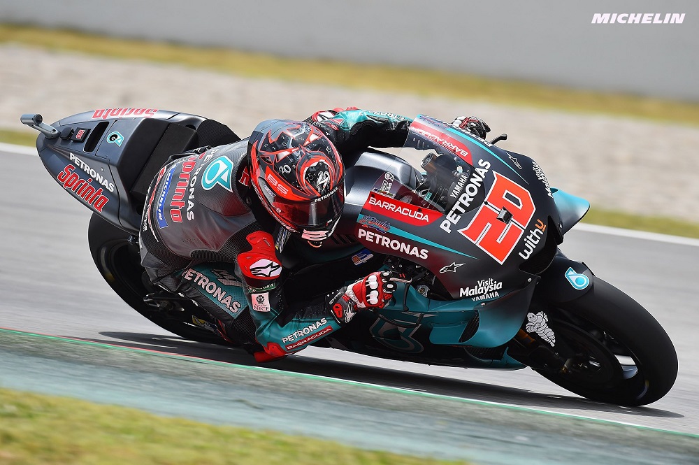 Quartararo podium 2 Catalunya 2019
