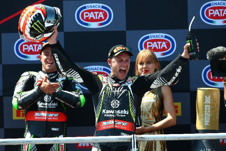 Gemetar Lutut Bautista dan Ducati, Rea Selisih 16 Poin, Trio Kawasaki Sapu Bersih Podium ! 2 Rea Kawasaki Misano 2019