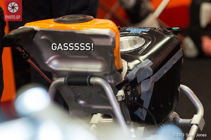 Repsol Honda fuel tank