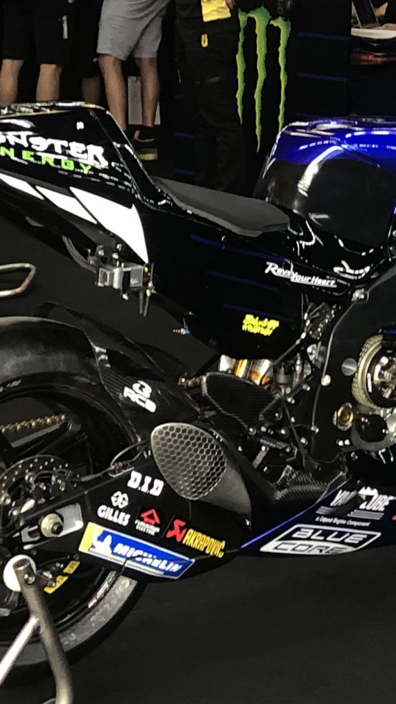 has a new ‘Basso Profundo’ exhaust pipe fitted to his