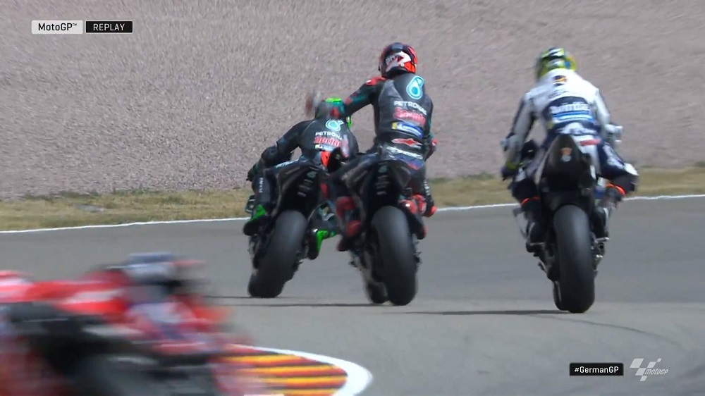 Detik-detik Quartararo Dihambat Morbidelli di FP2 GP Jerman dan Tangannya yang Bengkak ! 2 Fabio Quartararo Franco Morbidelli