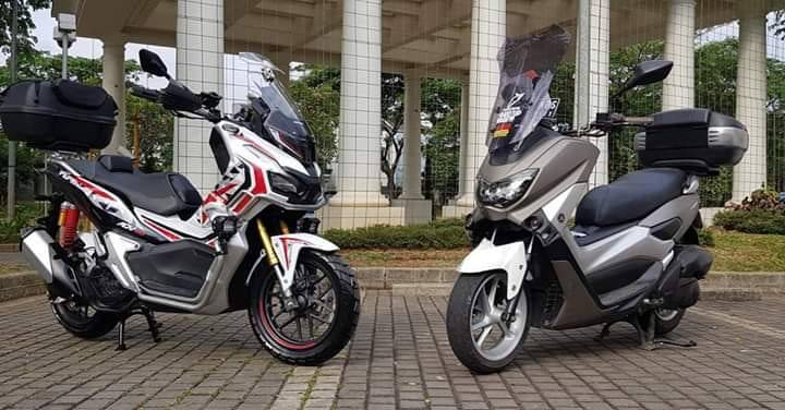 Ganas! Honda ADV150 Skutik Ganteng Pesaing Nmax ! 3 Honda ADV 150 vs Yamaha