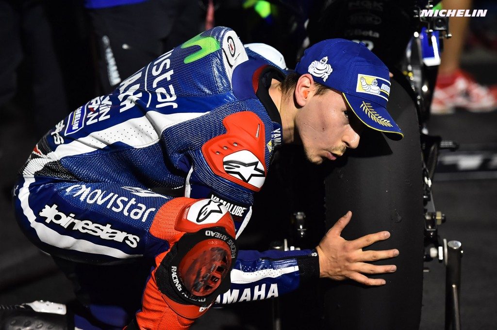 Ide yang Membuat Yamaha Semakin di Depan 1 Jorge Lorenzo Michelin