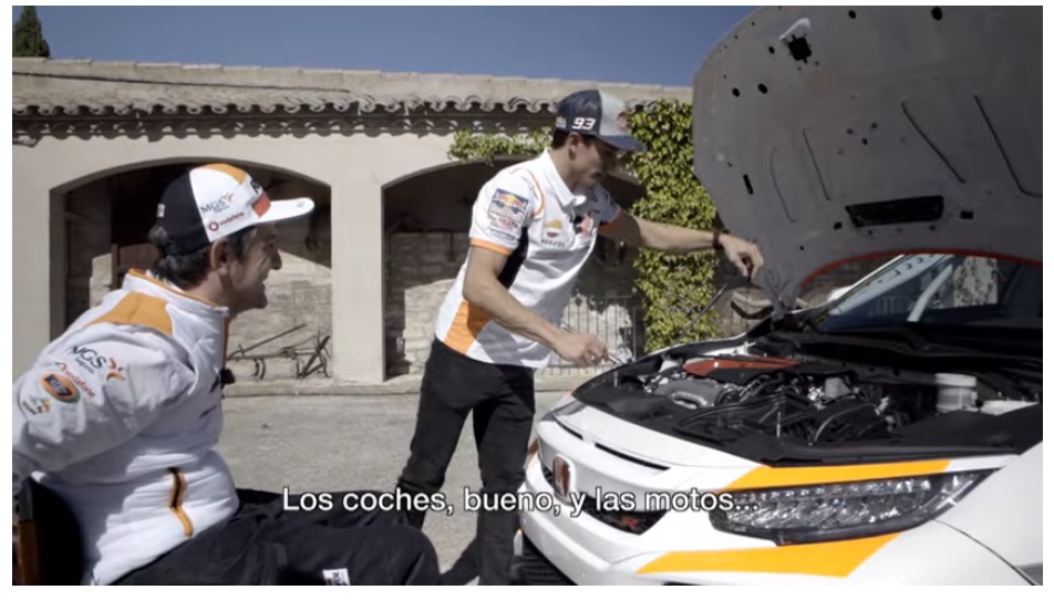 Marc Marquez ganti oli 1