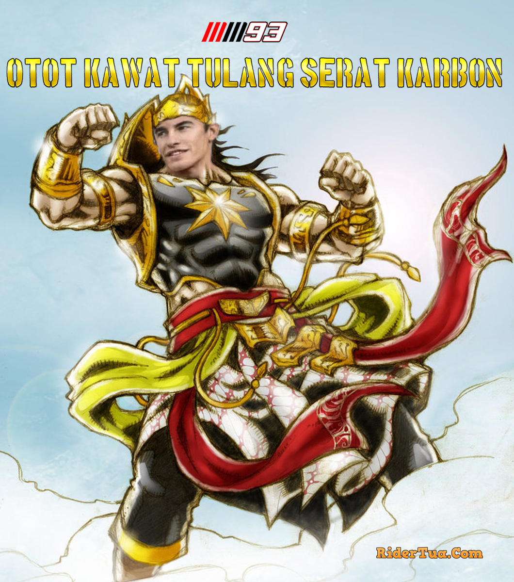 Kisah Pangeran Honda yang Diserang Ksatria Yamaha dan Suzuki di Istananya ! 2 Marc Marquez otot kawat tulang serat karbon