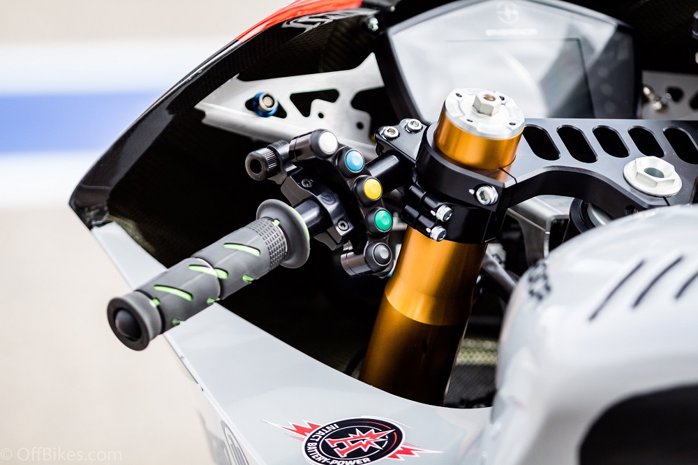 Galeri Foto Part Baru MotoGP 2019, Tuas Rem Yamaha dan Aprilia Kok Beda ? 3 Moto E tombol