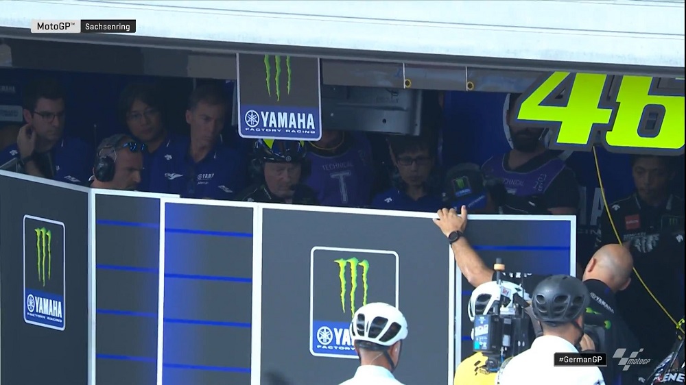 Valentino Rossi Crash Jerman 2