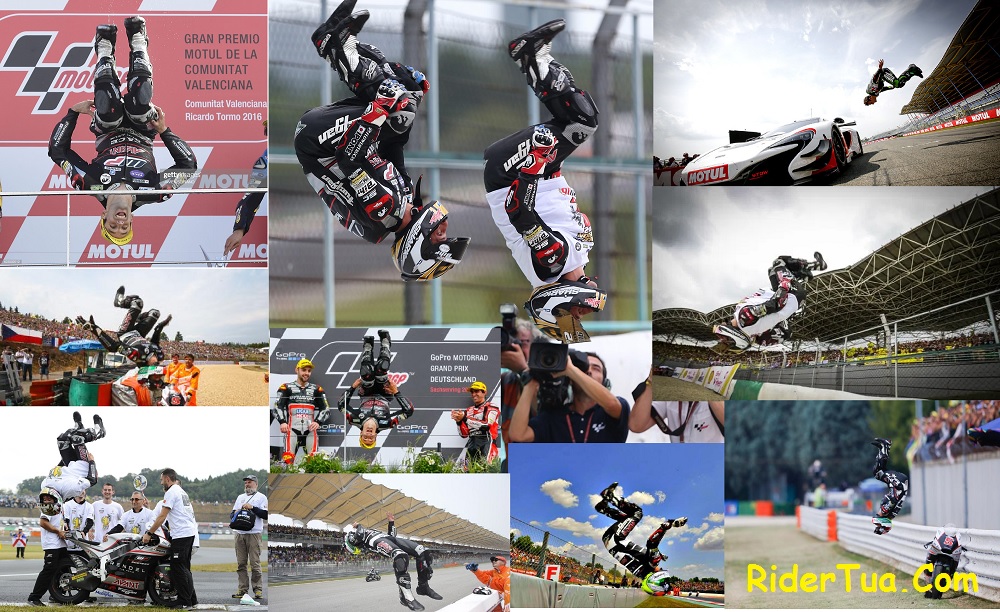 Zarco : Di KTM Tidak Bisa Salto Lagi dan Putus Asa, di Honda Apakah Masih Dipercaya ? 2 Johann Zarco Back Flip salto