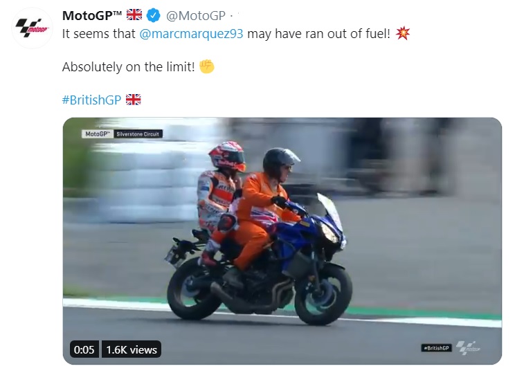 Marc Marquez Habis Bensin 4