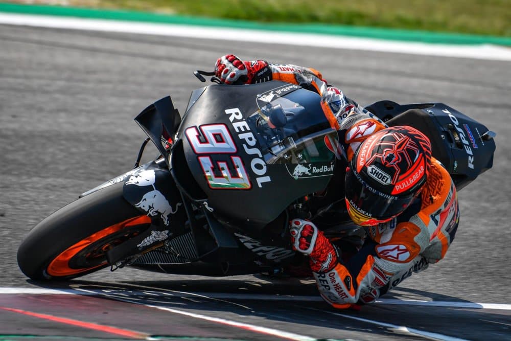 Marquez Tes 4 Motor Honda Baru dan Penampakan Ekor Kotak RC213V di Misano 2