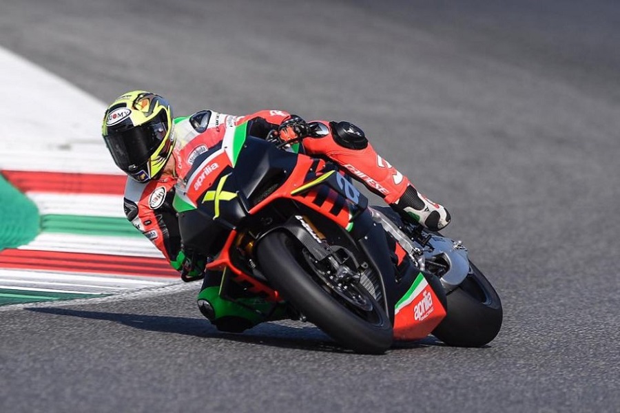 Max : Usia 40 Tahun Sakit Punggung dan Masa Depan Milik Anak Muda, Sindir Rossi ? 4 Aprilia RSV4 X 2019 Max Biaggi 1