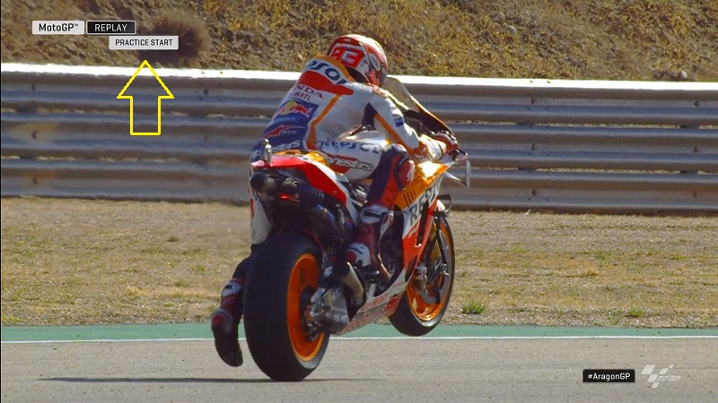Foto-Foto Santai Marc Marquez Nonton FP3 dari Paddock Sampai Ngantuk ! 10 Foto Marquez santai FP3 Aragon 11