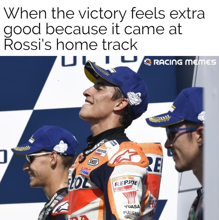 7 Rangkaian Meme MotoGP Misano 2019, Jangan Emosi ! 3 Ngejek Rossi