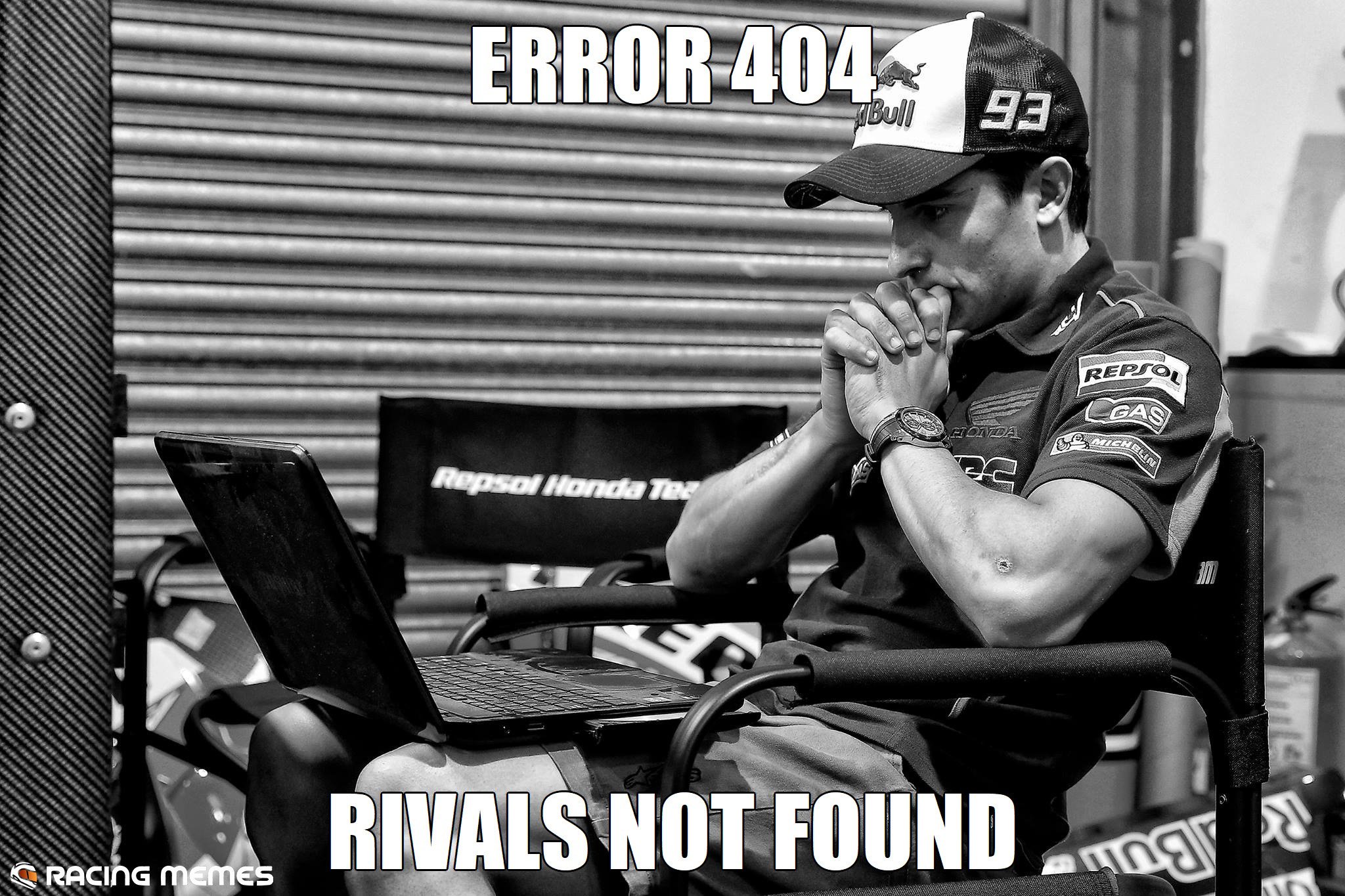 7 Rangkaian Meme MotoGP Misano 2019, Jangan Emosi ! 5 Tidak menemukan Lawan