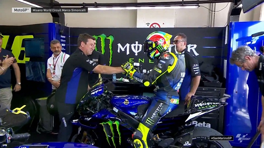 Hasil MotoGP Misano : Marquez Menang di 'Tanah Italia' Setelah Kontroversi dengan Valentino Rossi 3 Valentino Rossi ke 4