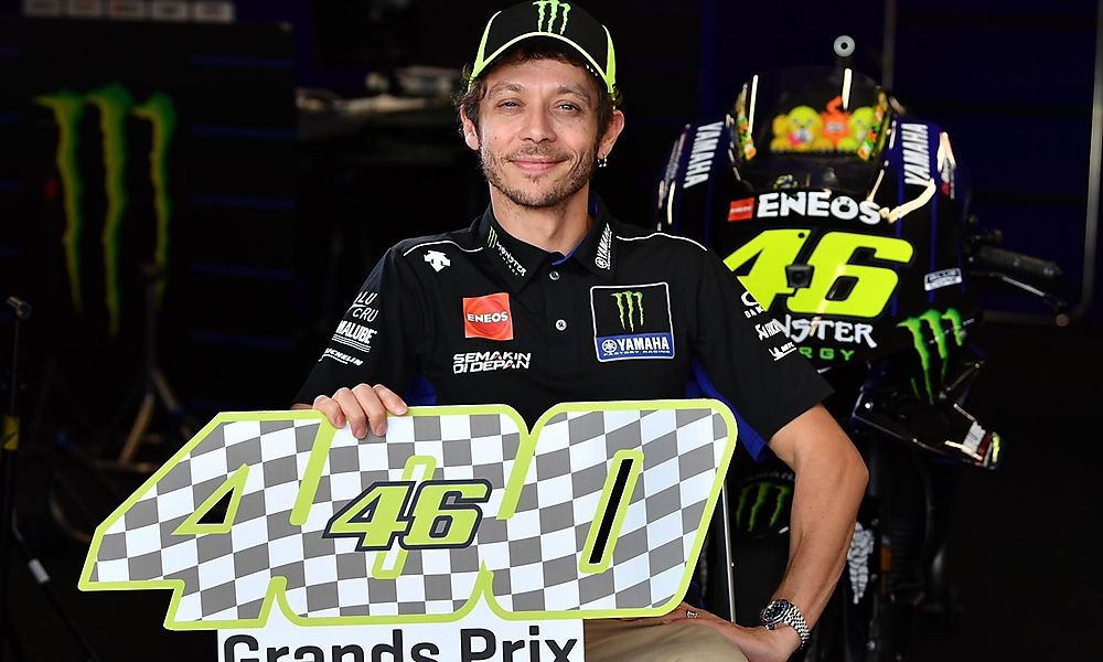 MotoGP Menjadi Besar Berkat Valentino Rossi ! 1 400 race Valentino Rossi
