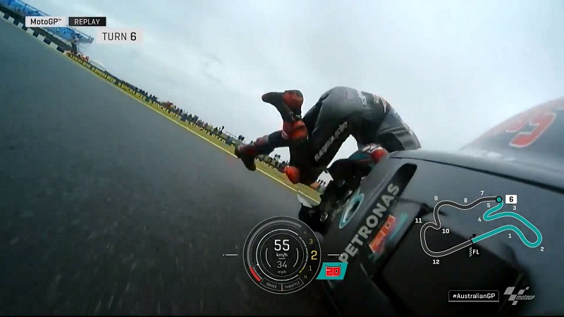 Drama FP1 GP Australia: Quartararo Jatuh ! 2 Fabio Quartararo Jatuh FP1 Australia