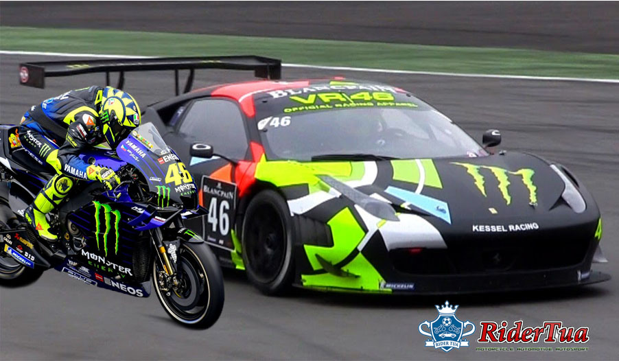 Jajal Ferrari 488 GT3: Valentino Rossi Siap Pindah Balap Mobil?