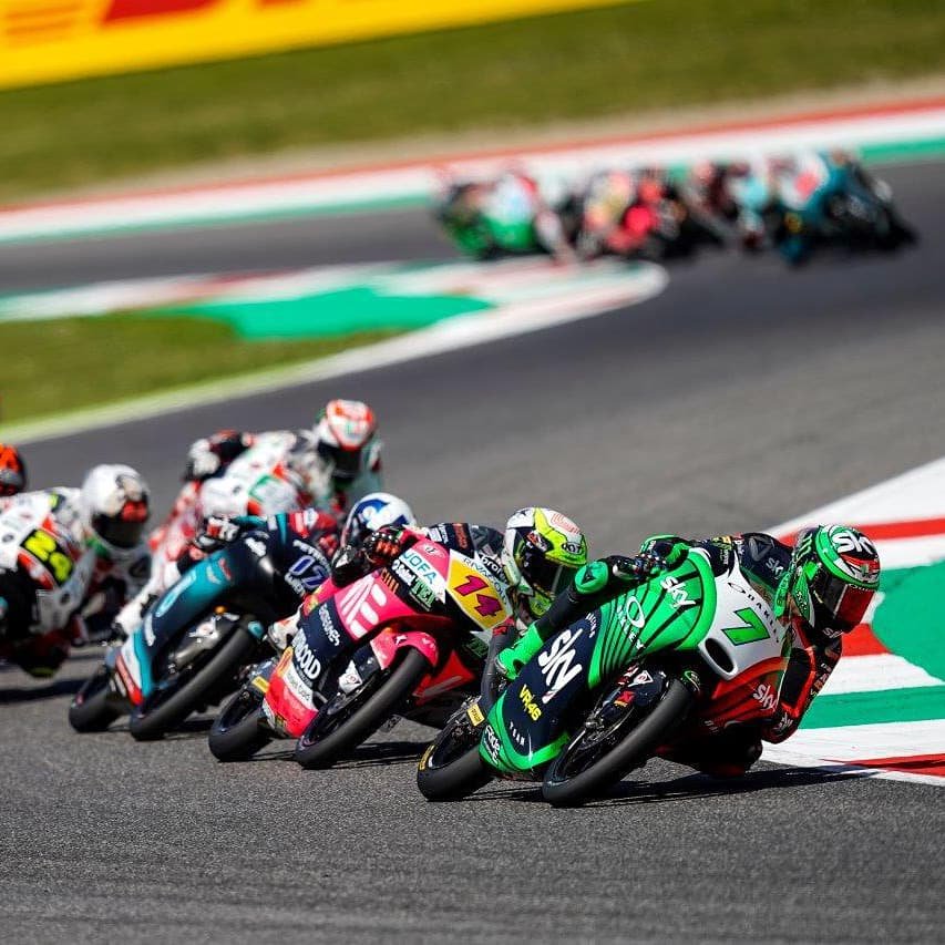 Moto3 adalah 'Surga'nya Teknik Balap SlipStream ! 3 Moto3
