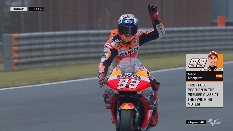 Hasil Kualifikasi GP Jepang: Posisi Pole Perdana Marquez di Jepang ! 2 Posisi pole pertama Marquez di jepang
