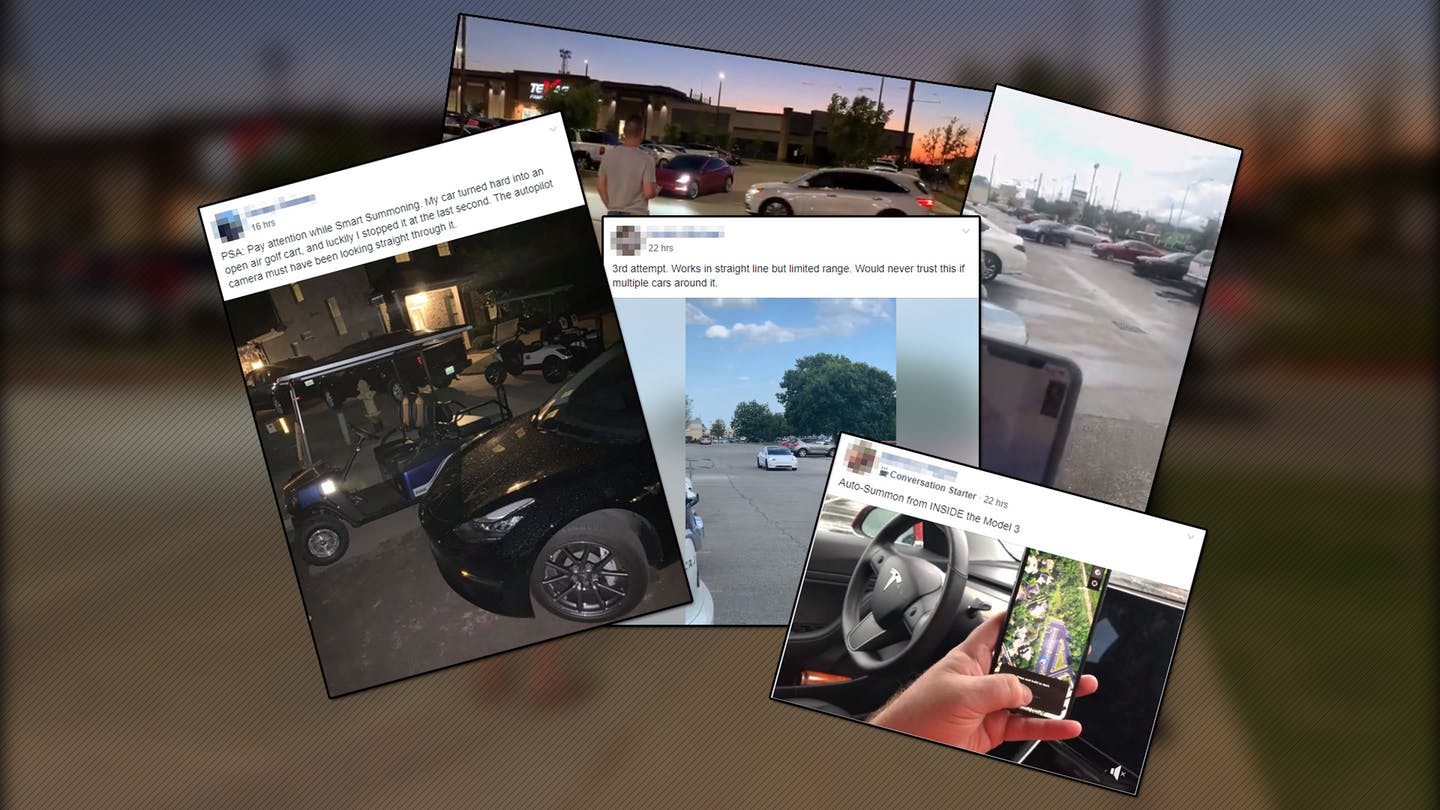 Smart Summon, Fitur Unik Tesla yang Masih Bermasalah ? 2 Tesla Smart Summon Crash