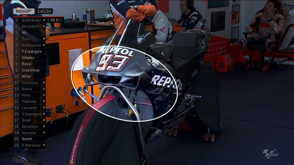 Apa Saja Upgrade Motor Prototipe 2020 Tim-tim MotoGP di Valencia? Berikut Detailnya ! 2 Honda RC213V 2020 Winglet