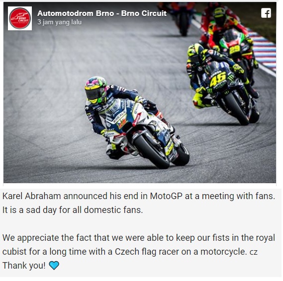 Karel Abraham Pensiun Ikuti Jejak Lorenzo, Tapi Dia Tidak ke Bali Ketemu Nikita Mirzani 3 Karel Abraham Pensiun
