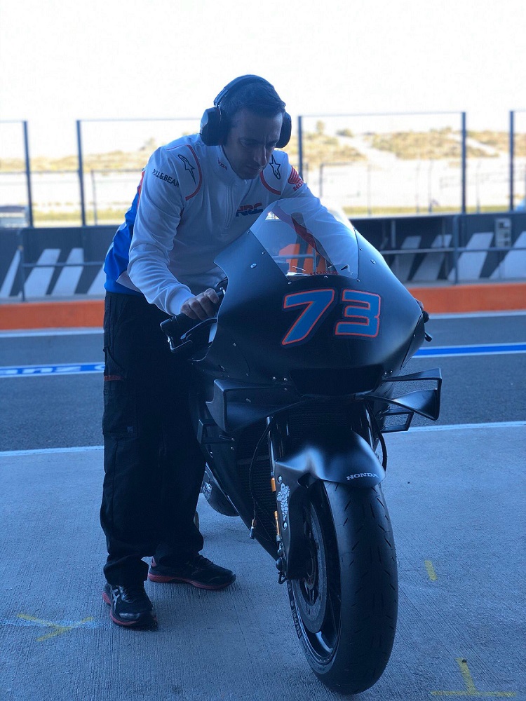 Penampakan Pertama Motor Honda RC213V Alex Marquez! 5 Motor Alex Marquez 2