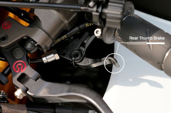 Rem Jari 'Push-and-Pull', Sistem Pengereman Masa Depan di MotoGP 3 Rem Ibu Jari Thumb Brake