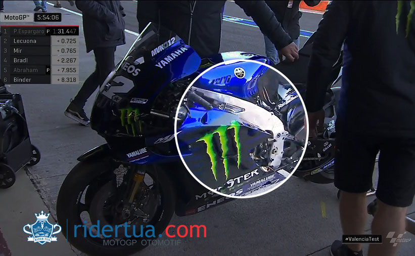 Valentino Rossi: Yamaha M1 2020 Versi ke-3 Lebih Lincah, Top Speed Bagaimana? 4 Sasis baru Yamaha M1 2020