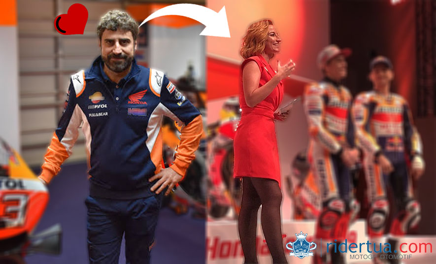 Marquez Hadiri Pernikahan Kepala Mekaniknya Santi Hernandez dan Izaskun Ruiz 2 Izaskun Ruiz Santy Hernandez Marc Marquez