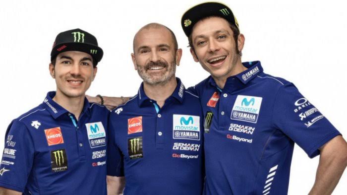 Apakah Rossi Akan Menjadi Manajer Tim Vinales dan Quartararo,Gantikan Meregalli di Yamaha? 3 Valentino Rossi Maverick Vinales Massimo Meregalli