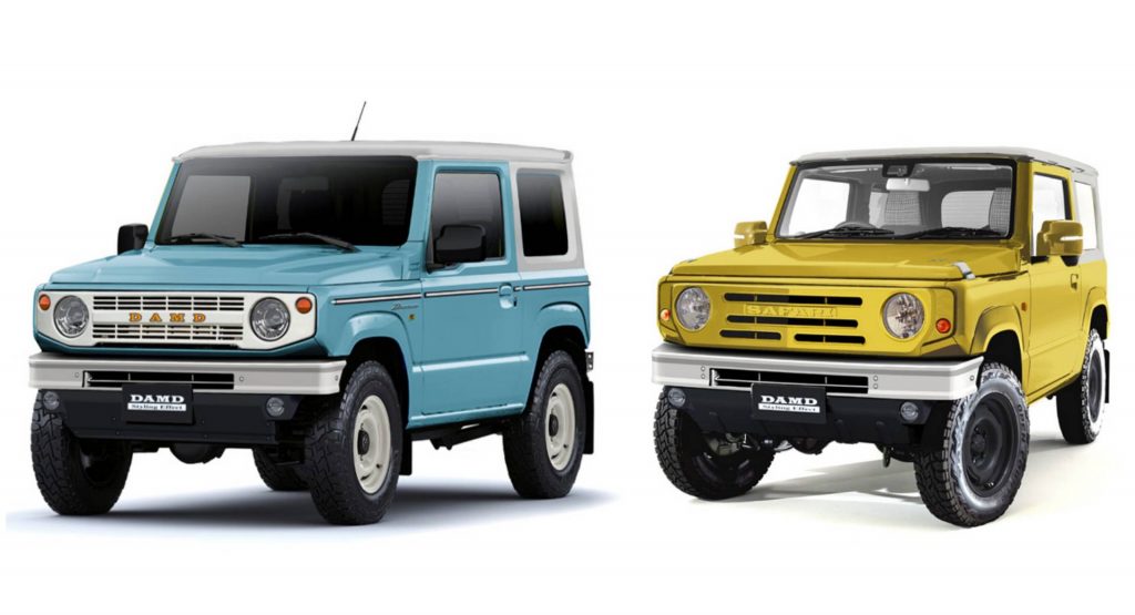 Suzuki Jimny 'Ford Bronco' akan Hadir Bulan Ini 3 DAMD Suzuki Jimny Dronco and Suzuki Jimny The Roots body kits 0