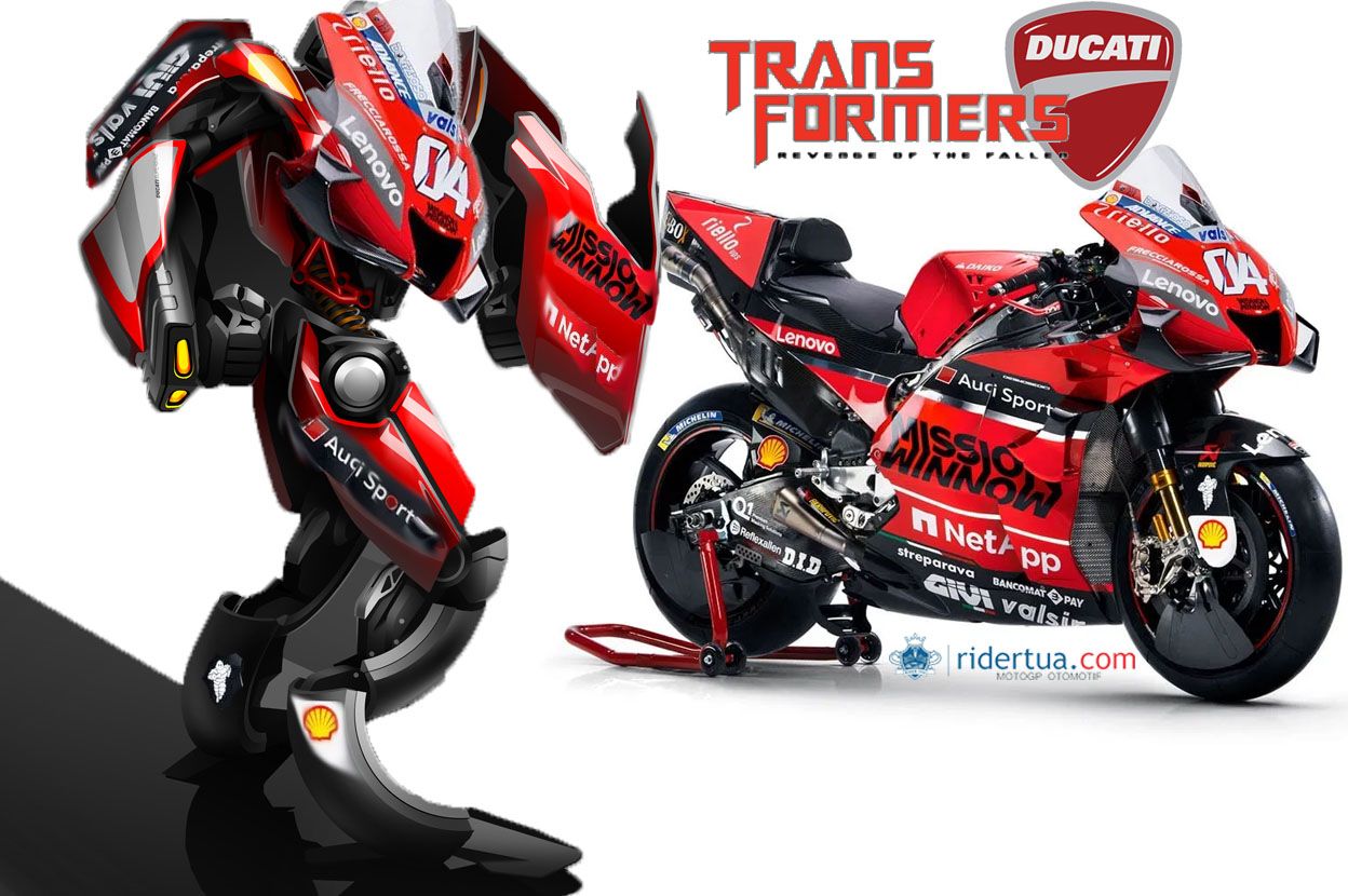 Ducati GP20 dengan Teknologi Variabel Geometri Sasis, Bisa Berubah Mirip Transformer ! 1 Ducati Transformer MotoGP GP 20