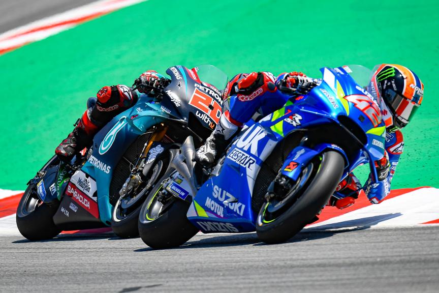 Rins: Saya Berhasil Memanfaatkan Slipstream Quartararo 1 Suzuki - Rins: Saya Berhasil Memanfaatkan Slipstream Quartararo