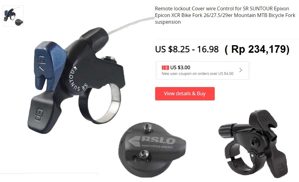 Gak Percaya? Holeshot Ducati Memakai Alat Mekanis Sepeda Gunung! 4 Fork Remote Lockout Lever