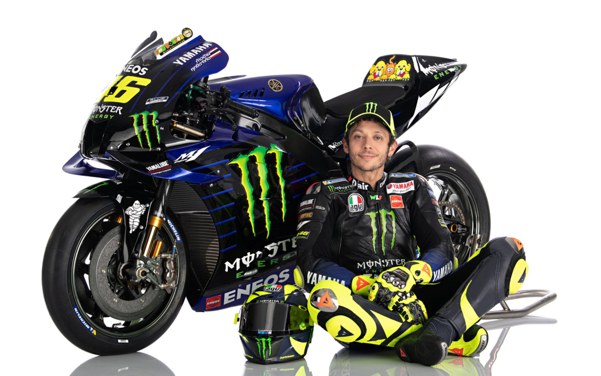 I am staying at home Valentino rossi